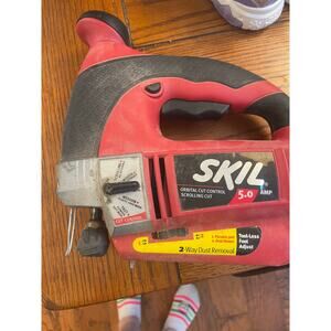 SKIL 4490 Jigsaw 5.0 Amp Orbital Scrolling Cut Saw Variable Speed Dust Removal